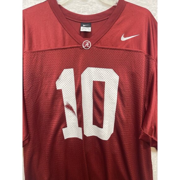 Nike Jersey Alabama Crimson Tide Football College SEC  #10 Mens Size 2XL - Picture 7 of 10